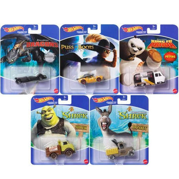 Hot Wheels Shrek Character Car, 1:64 Scale, Green