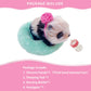 VOLOBE Silicone Panda, 5 Inches Soft Mini Realistic Animal Toy as Silicone Piglet Companion with Sleeping Pad Accessories for Kids Boy Girl Birthday