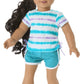 American Girl Truly Me 18-inch Doll School-Day Style Outfit with Cardigan, Tee, and Pair of Sneakers, For Ages 6+