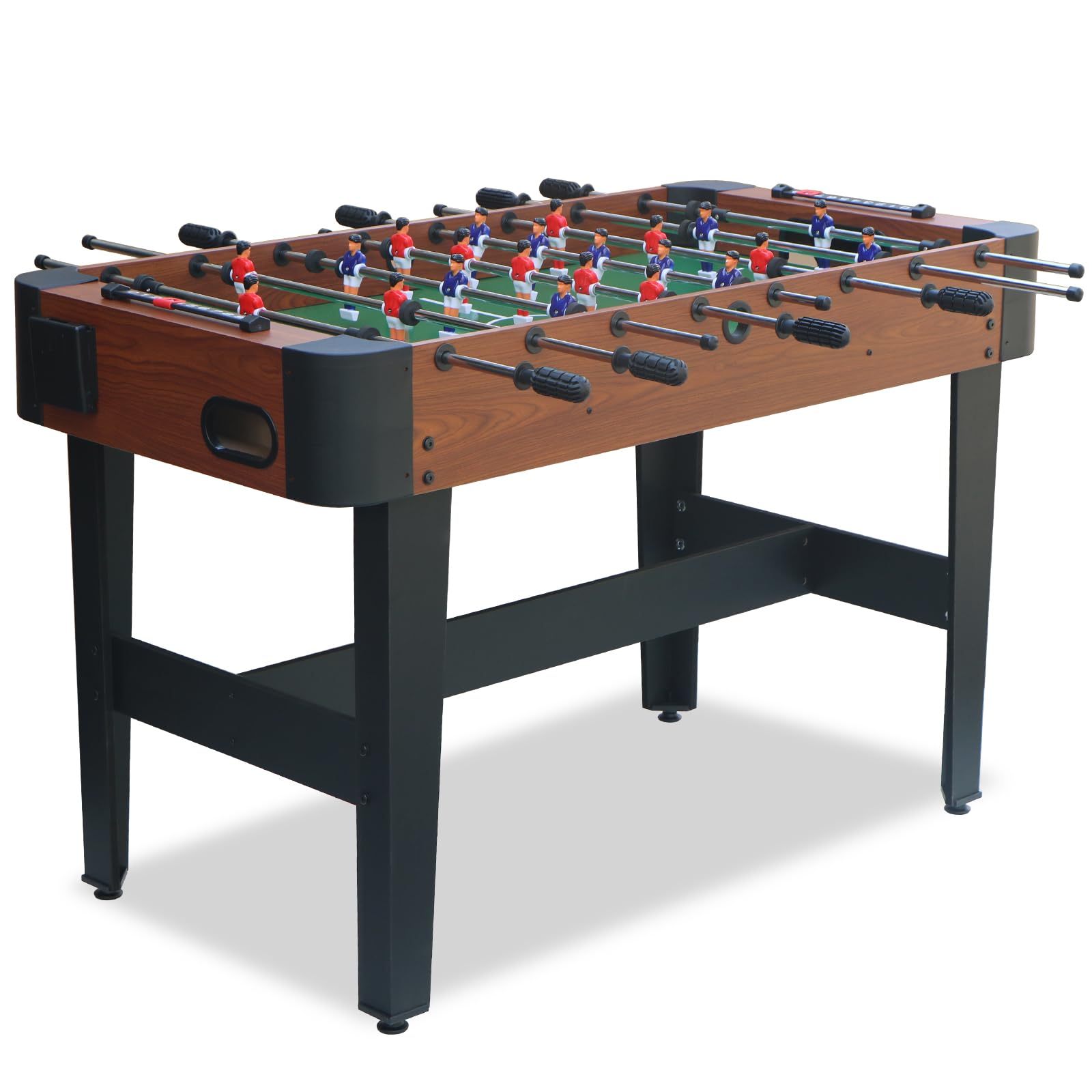 Rovibek 48” Foosball Table, Competition Soccer Game Tables for Adults Kids Teens, Table Games Includes 2 Balls & Sturdy Leg Levelers, Perfect for Home