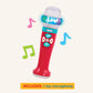 Battat - Toy Karaoke Mic - Light-Up & Voicechanging Microphone - Record & Playback - Sing - Along with Bluetooth - 3+ Years- Musical Light Show