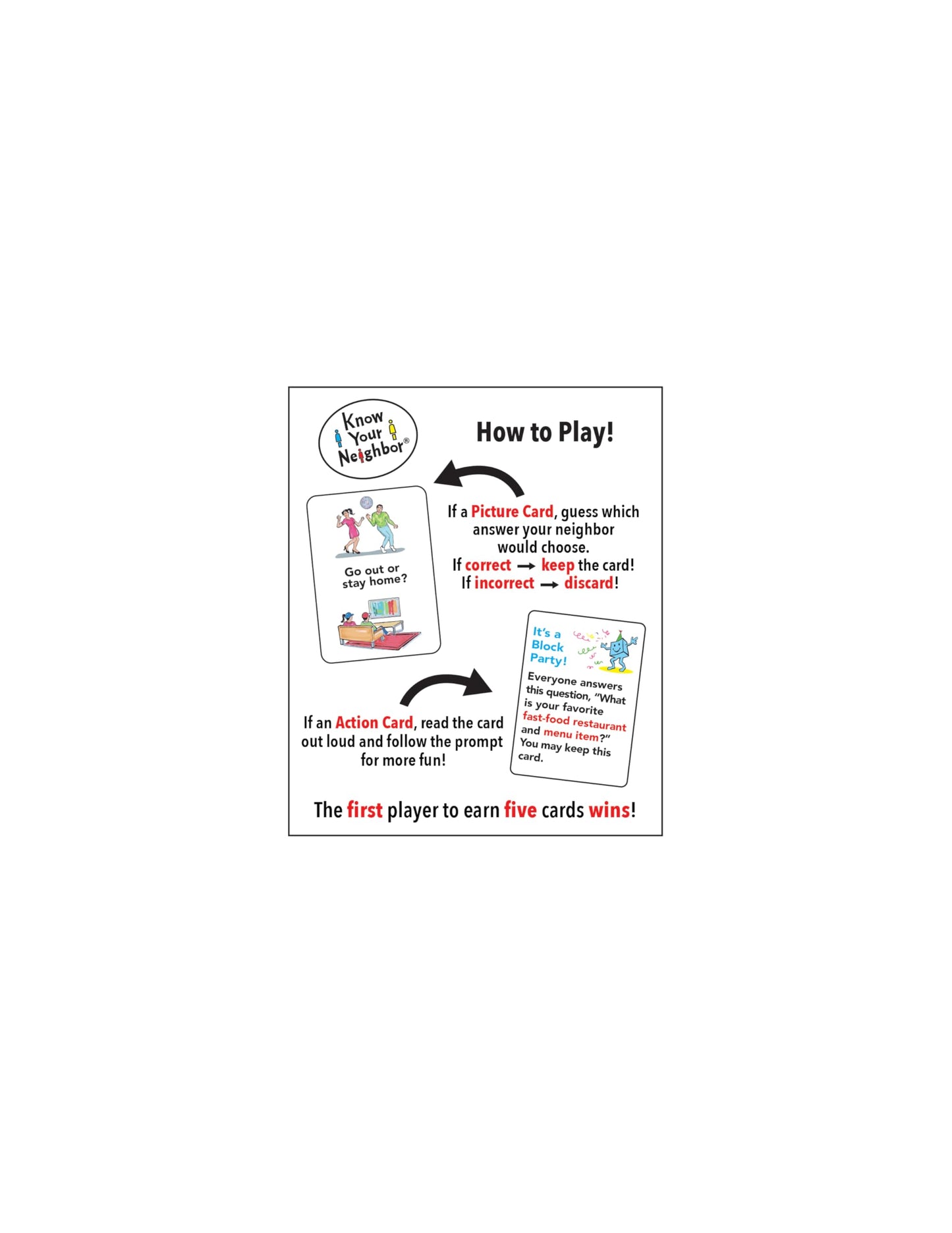 Know Your Neighbor® - The Ultimate Icebreaker for Kids, Tweens, Teens, Adults. Great Family Card Game! Conversation Starter that Sparks Real