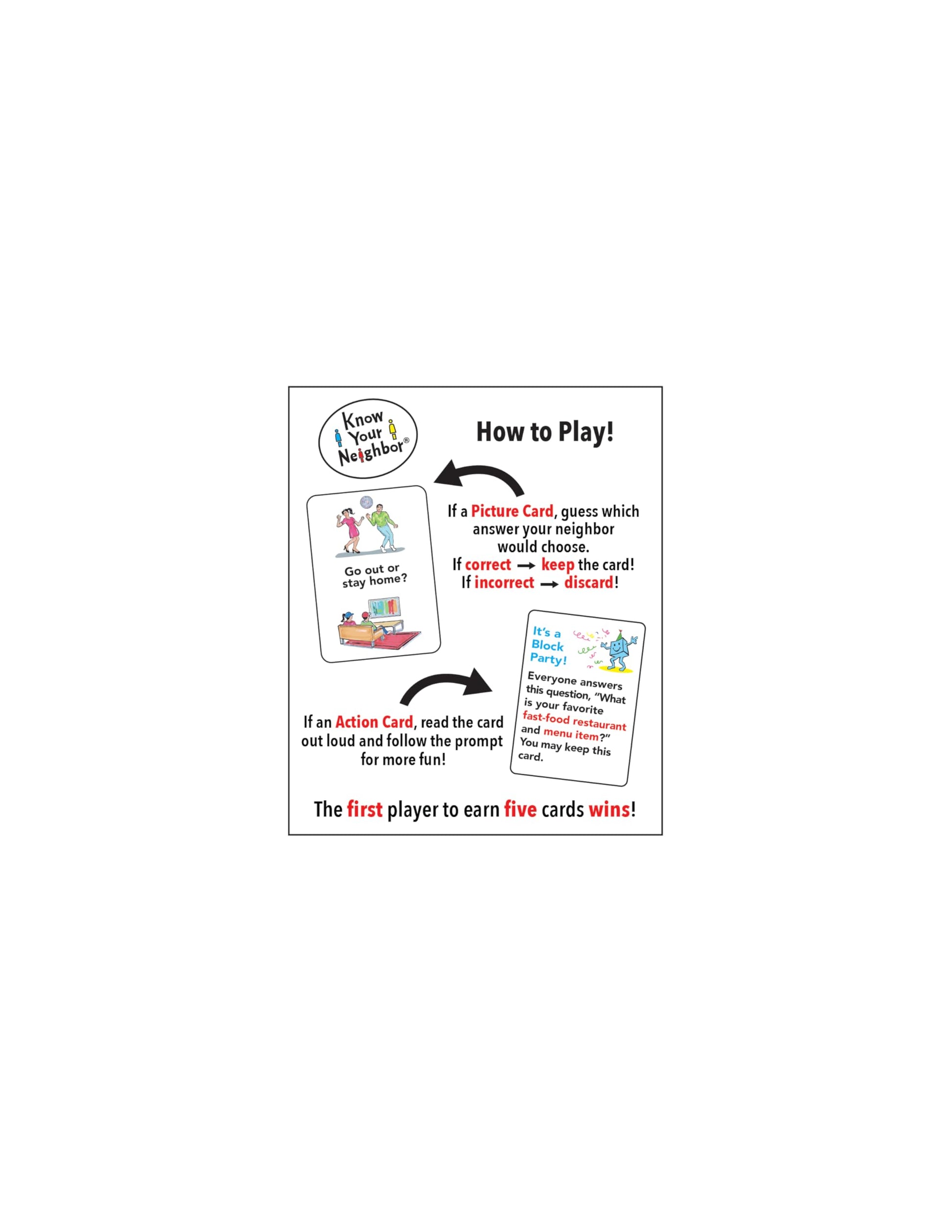 Know Your Neighbor® - The Ultimate Icebreaker for Kids, Tweens, Teens, Adults. Great Family Card Game! Conversation Starter that Sparks Real