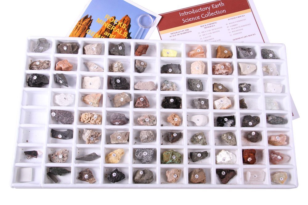 Geosciences Industries 13357 Introductory Earth Science Classroom Rocks and Minerals Collection