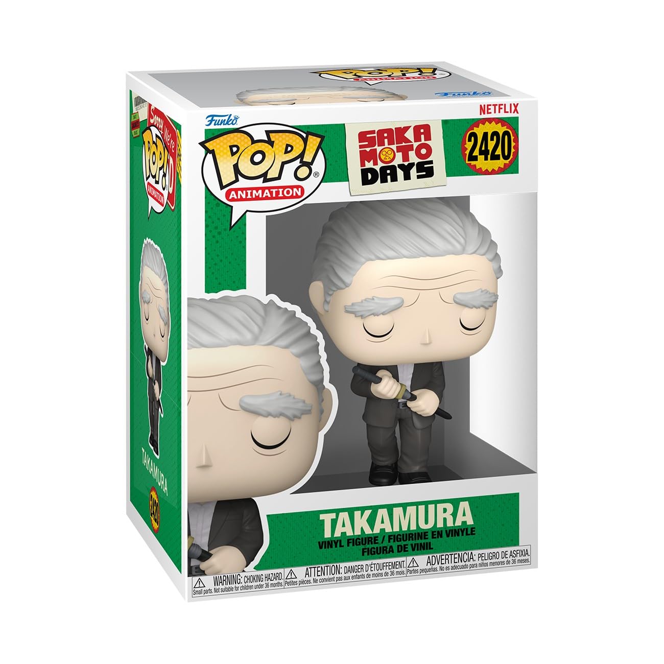 Funko Pop! Animation: Sakamoto Days - Takamura - Collectable Vinyl Figure - Gift Idea - Official Merchandise - Toys for Kids & Adults - Anime Fans