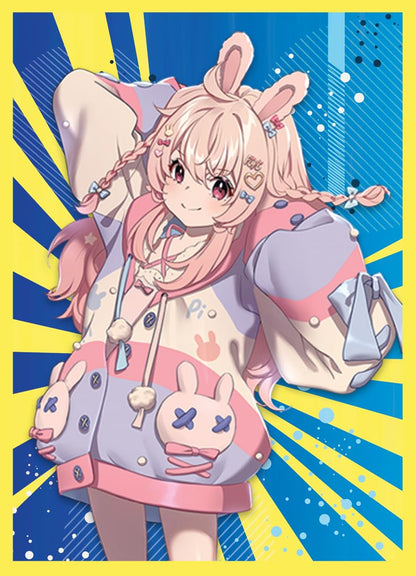 Oshi Push: Phase Origins Player's Choice Pippa Sleeve| Phase Connect Vtubing Trading Card Game | Japanime Games | TCG | Designed by Justin Gary Known