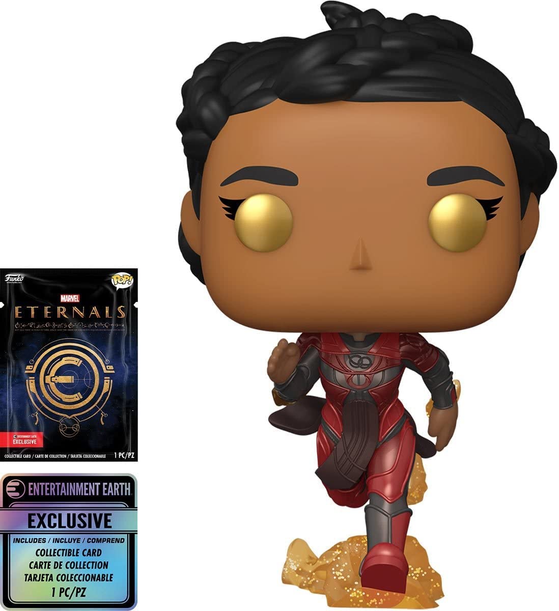 Eternals Makkari Pop! Vinyl Figure with Collectible Card - Entertainment Earth Exclusive