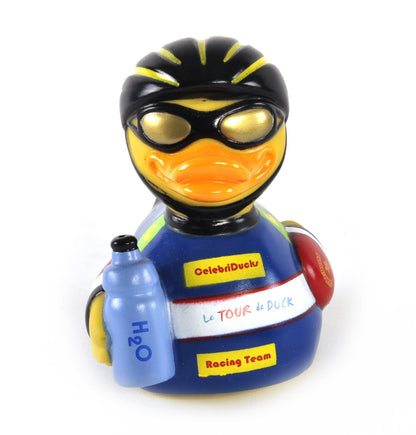 CelebriDucks Floating Rubber Ducks - Collectible Bath Toy Gift for Kids & Adults of All Ages (Le Tour de Duck)