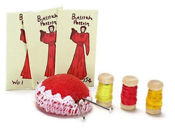 Melody Jane Dolls Houses Dollhouse Miniature Sewing Kit