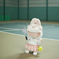 17cm Doll Clothes for Lububu Dolls, 7-Piece Sports Outfits - Top, Pants, Skirt Dress, Golf Hat, Sunglasses, Shoes, Tennis Racket, Ball Charm | Luxury