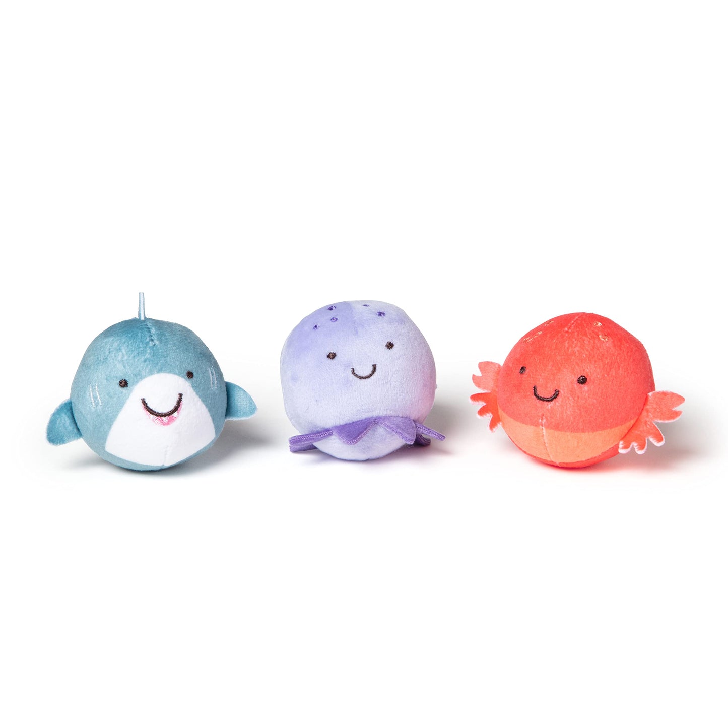 Melissa & Doug Rollables Wooden Ocean Slide Infant and Toddler Toy (5 Pieces) Ocean Themed Toys For Toddlers, Early Learning Toys For Infants And