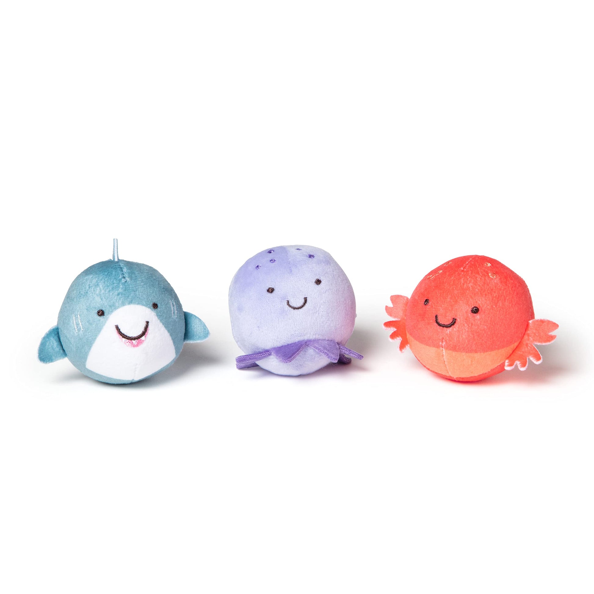 Melissa & Doug Rollables Wooden Ocean Slide Infant and Toddler Toy (5 Pieces) Ocean Themed Toys For Toddlers, Early Learning Toys For Infants And