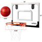 AOKESI Indoor Mini Basketball Hoop Set for Kids -Door Hoops Wall Mount