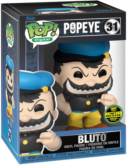 Funko Pop! Digital Popeye: Bluto Physical Exclusive Pop