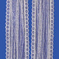 Melody Jane Dollhouse White Double Panel Door Curtains Window Accessory