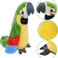 xiulifeifei Talking Parrot Repeats Talking Parrot What You Say with Cute Voice - Electronic Pet Talking Plush Parrot for Child Kids Gift Party Plush