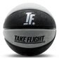 A Plus Collectibles TAKE Flight Basketball, Advanced Grip HIGH Performance, Official Basketball (Black/Grey, Junior (Size 3))