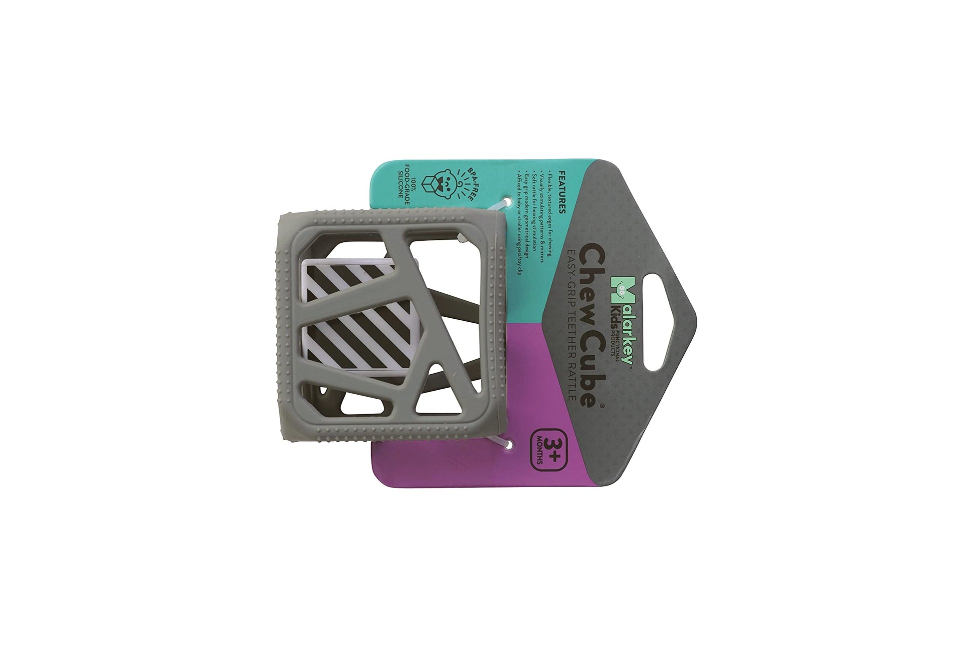Grey Chew Cube by Malarkey Kids