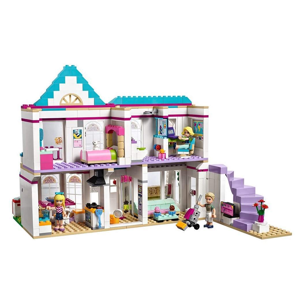 LEGO Friends Stephanie's House 41314 Build and Play Toy House with Mini Dolls, Dollhouse Kit (622 Pieces)