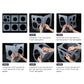 Auihiay 2-10 Inch Collapsible Plastic Balloon Sizer Box Cube, Balloon Sizer