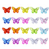 SPRMUD 10 PCS Big Size Butterfly Acrylic Gems, Colorful Shiny Crystal for Children Boys Girls Kids Decoration/Family/Party/School/Kindergarten