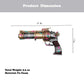 Anime-Style Crazy Punk Shotgun Foam Prop | 11” Pink Blue Cosplay Weapon Accessory