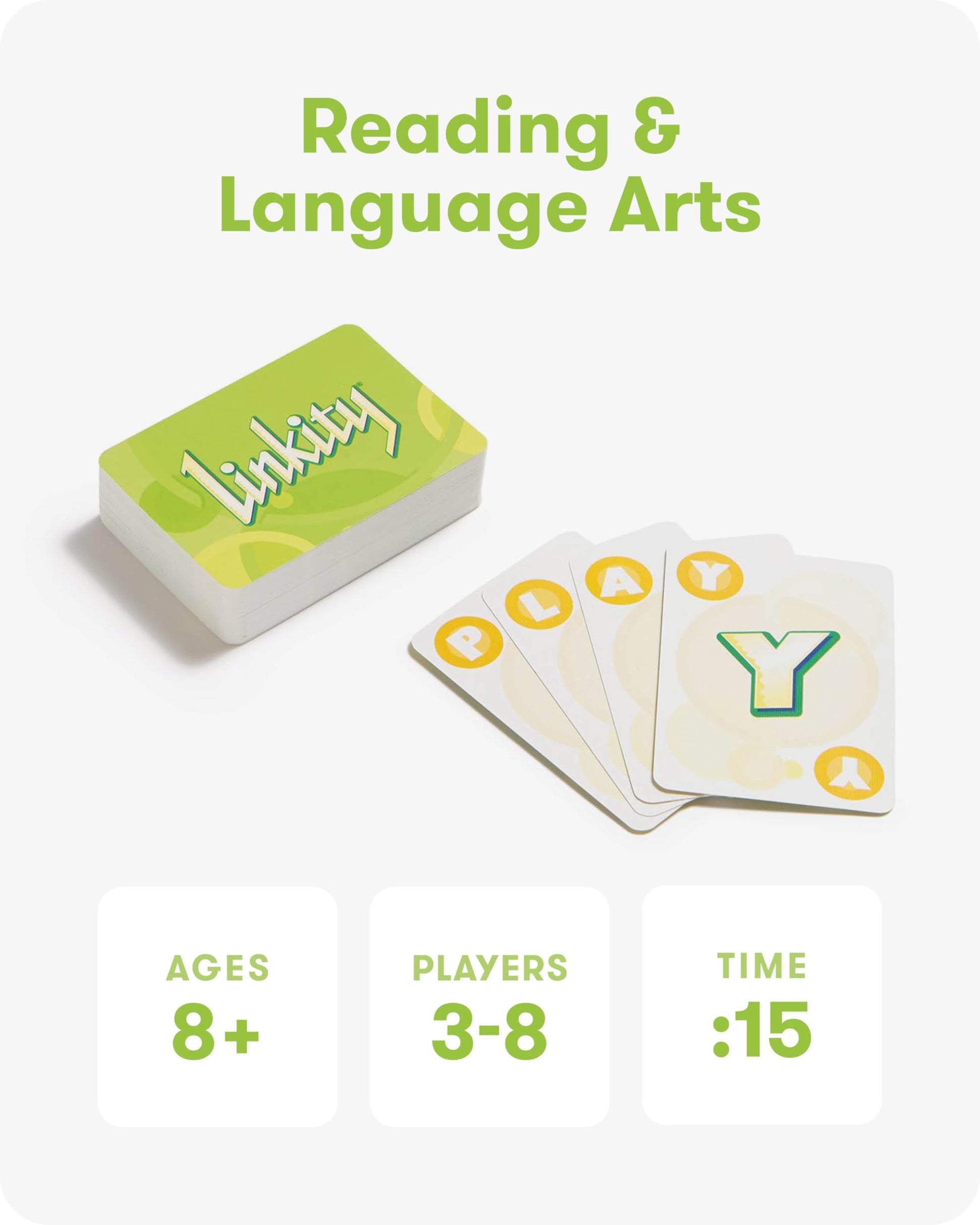 SimplyFun Linkity - Engaging Vocabulary and Word Association Educational Game for Ages 8 & Up, Perfect Word Game for Kids for Family Night, Classroom