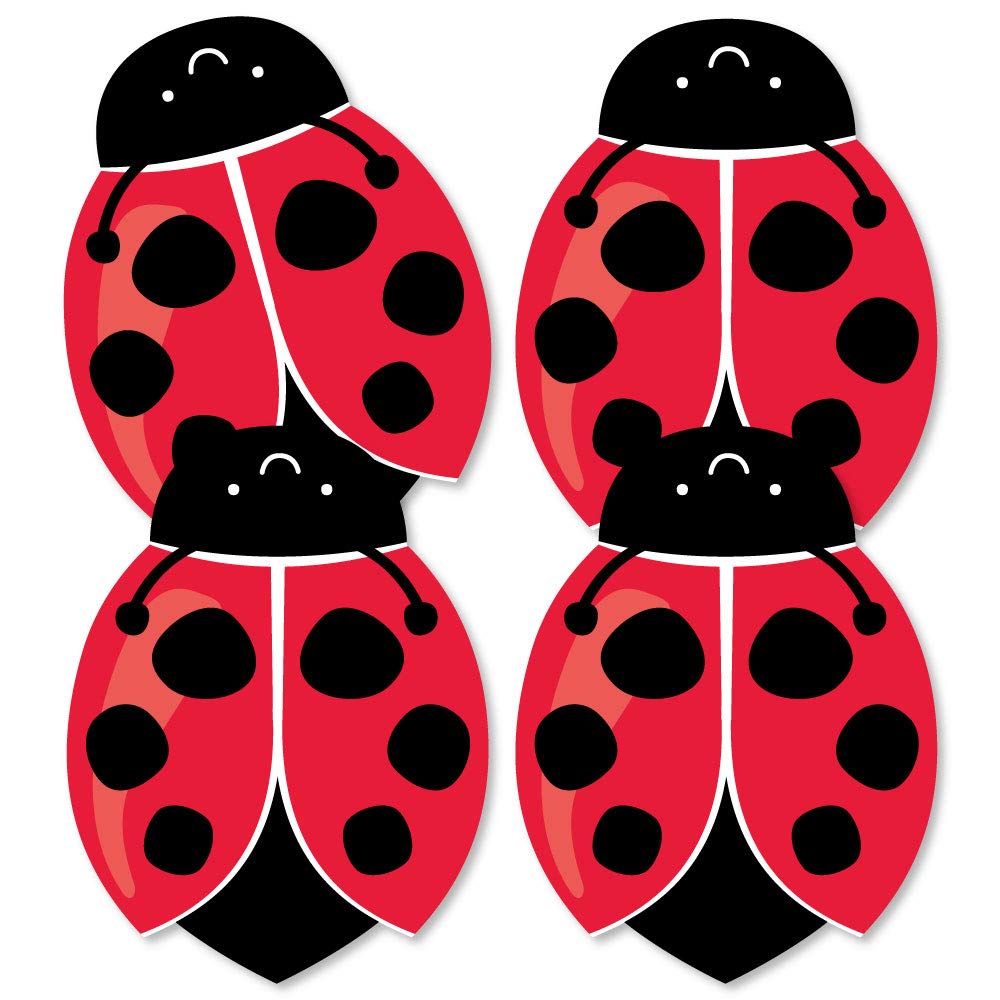 Big Dot of Happiness Happy Little Ladybug - Decorations DIY Baby Shower or Birthday Party Essentials - Set of 20