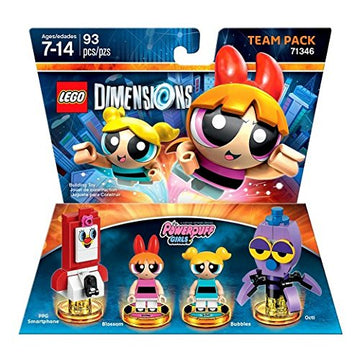 Lego Dimensions Powerpuff Girls Bundle of 2 - Powerpuff Girls Team Pack (71346) & Powerpuff Girls Fun Pack (71343)