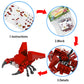 WODMAZ 24 Packs Insect Building Blocks, Insect Animals Building Toy for Easter Gifts Classroom Prizes, Goodie Bags Easter Basket Stuffers, Valentine