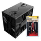 BCW Graded Comic Book Bin with Partition - Black (1 Pack) | Holds Up To 30 Graded Comics | Stackable Comic Book Box Storage for CGC, CBCS & Slabs