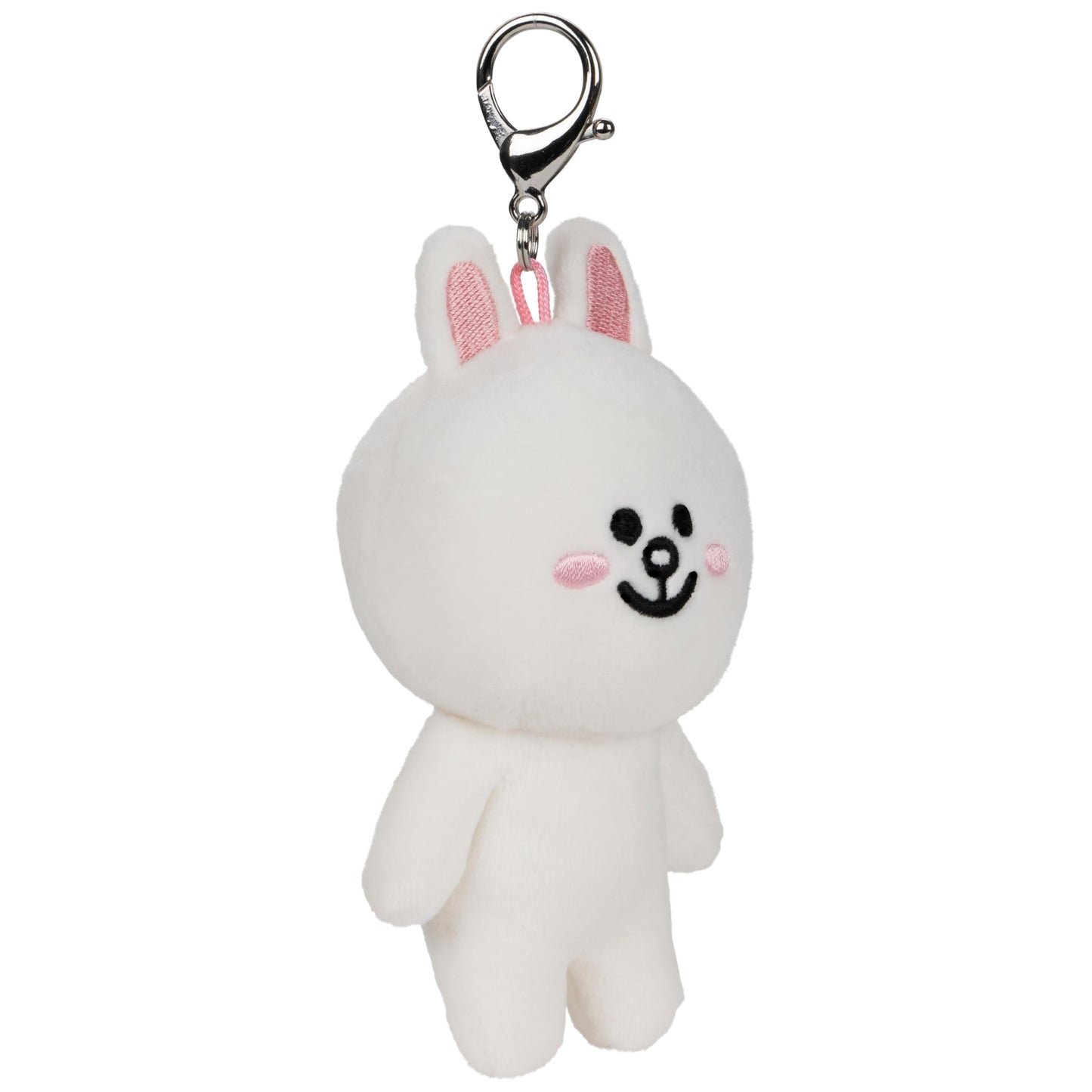 GUND LINE Friends Cony Rabbit Backpack Clip Plush Stuffed Animal, 5"