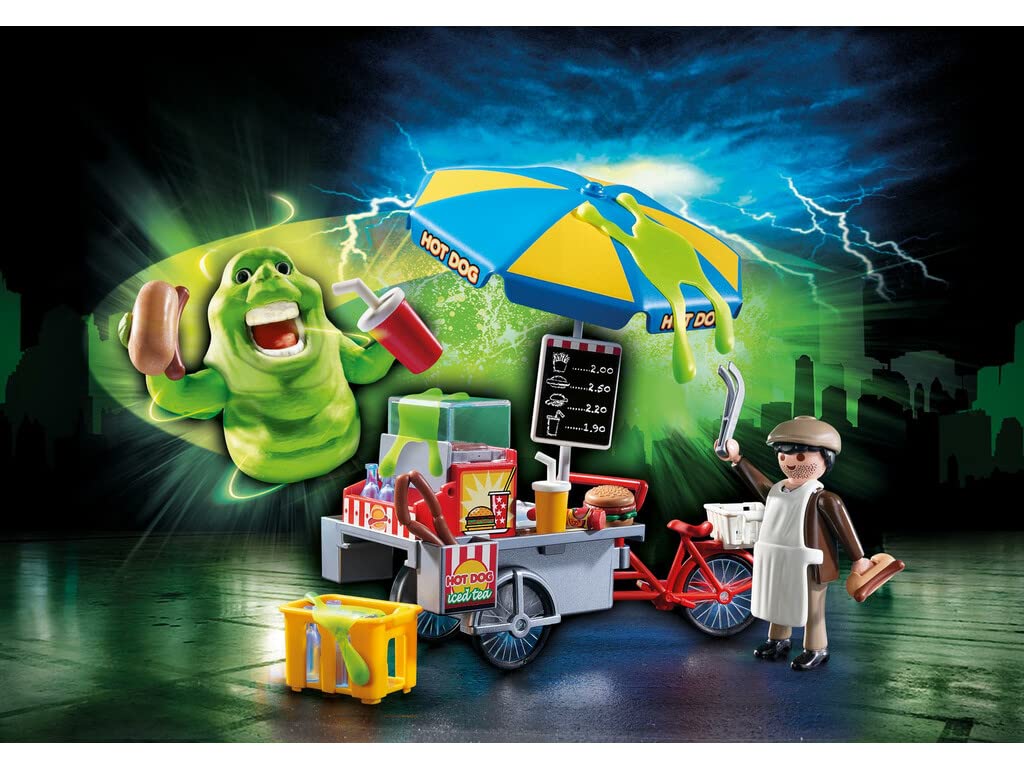 Playmobil Ghostbusters Slimer with Hot Dog Stand