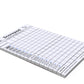 Volareo Mexican Train and Chicken Foot Dominoes Score Pad - 100 Scoring Sheets per Scorepad, 8.5 x 5.5 Inches - Score Sheets for Double 12 Domino