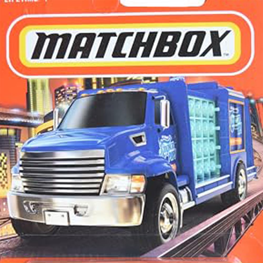 Matchbox Aqua King, Blue 57/100, Die-Cast Truck, 1:64 Scale, Ages 3+