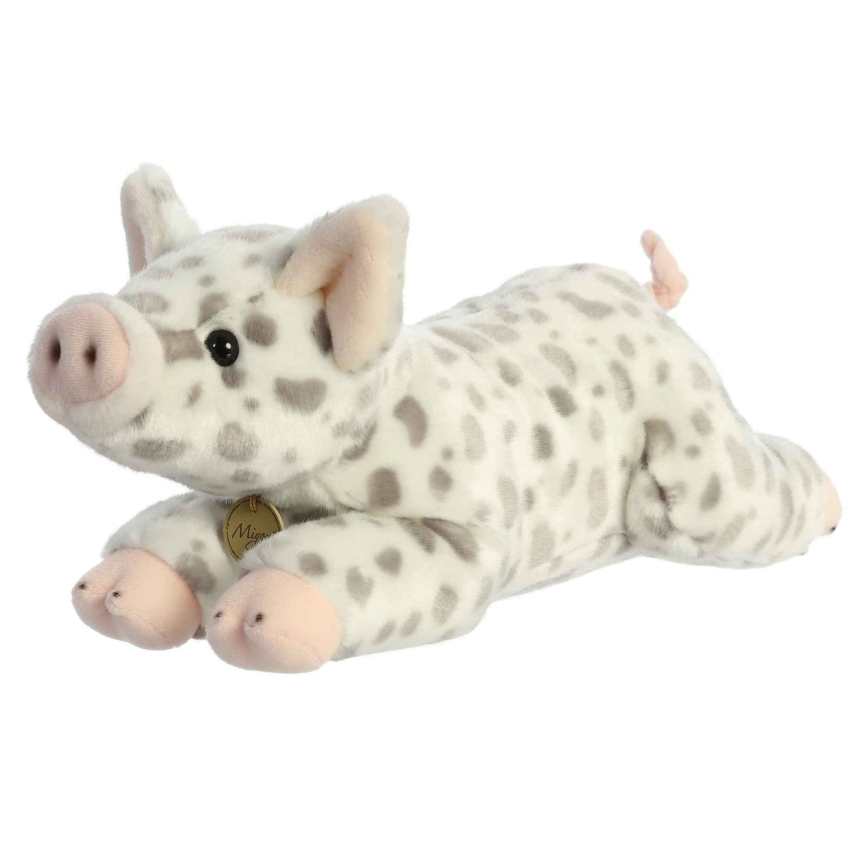 Aurora Miyoni 16.5" Spotted Piglet Realistic Stuffed Animal