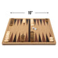 Rhode Island Novelty 10 Inch Wooden Backgammon, One per Order