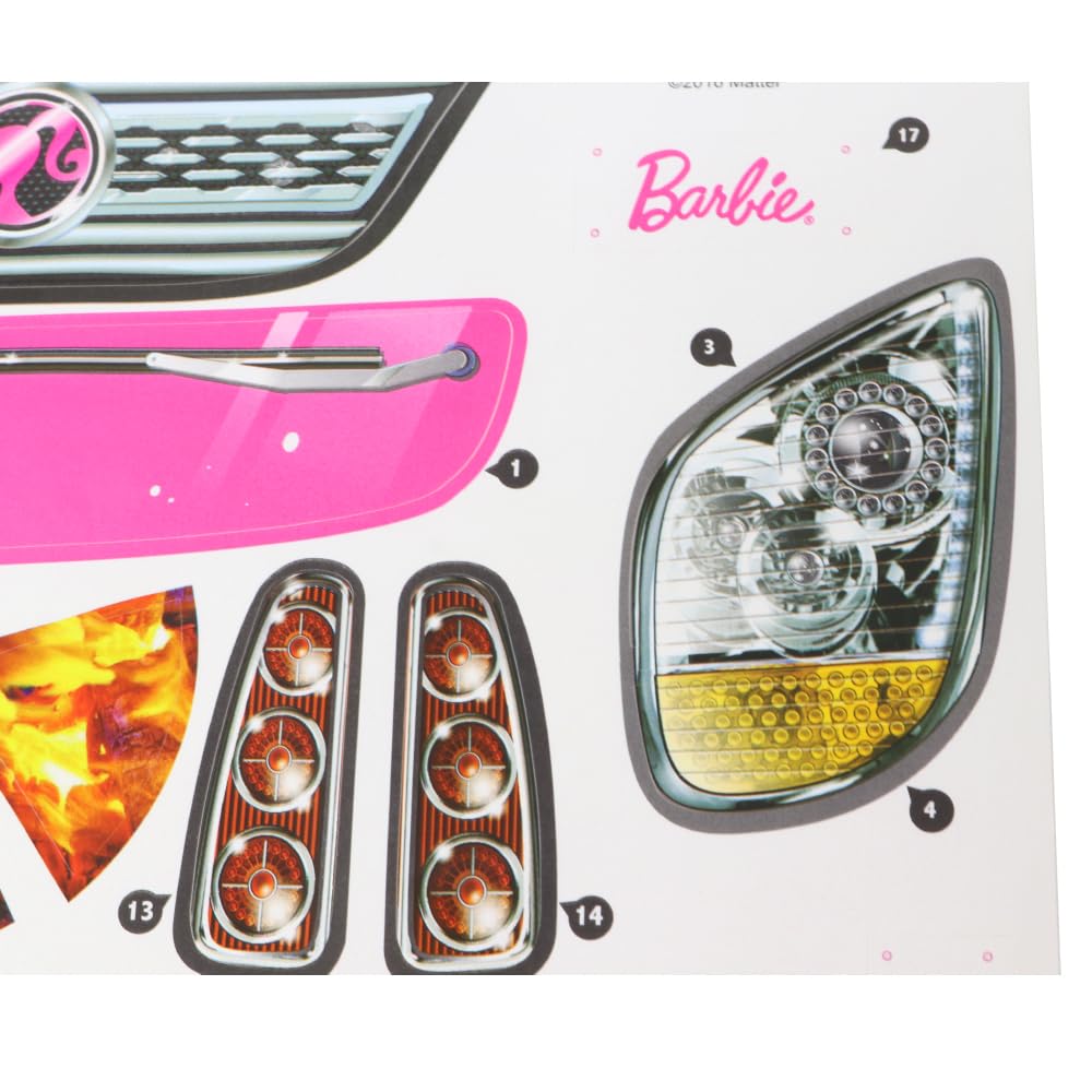 Barbie Replacement Parts Camper Playset - FBR34 ~ Replacement Labels / Stickers ~ Set B