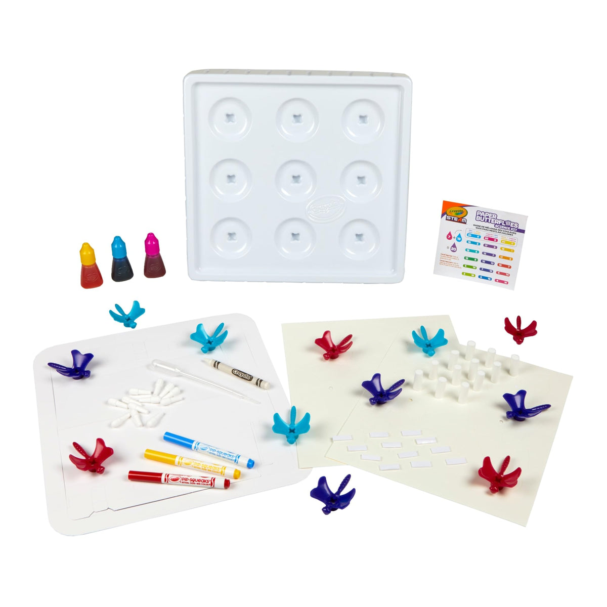 Crayola Paper Butterfly Science Kit, STEAM Toy, Gift for Kids, Ages 7, 8, 9, 10