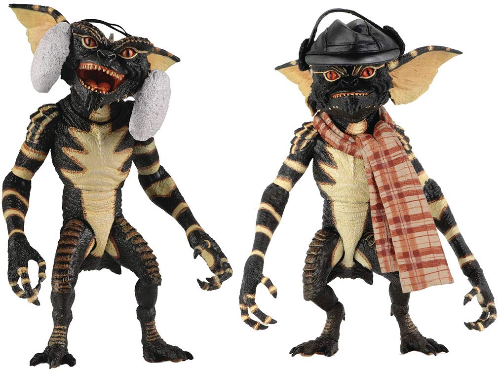 NECA Gremlins: Christmas Carol Winter Scene - Clothed 7" Scale Action Figures Set of 2