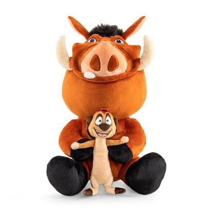 Kidrobot Disney The Lion King Timon & Pumba 16Inch HugMe Plush