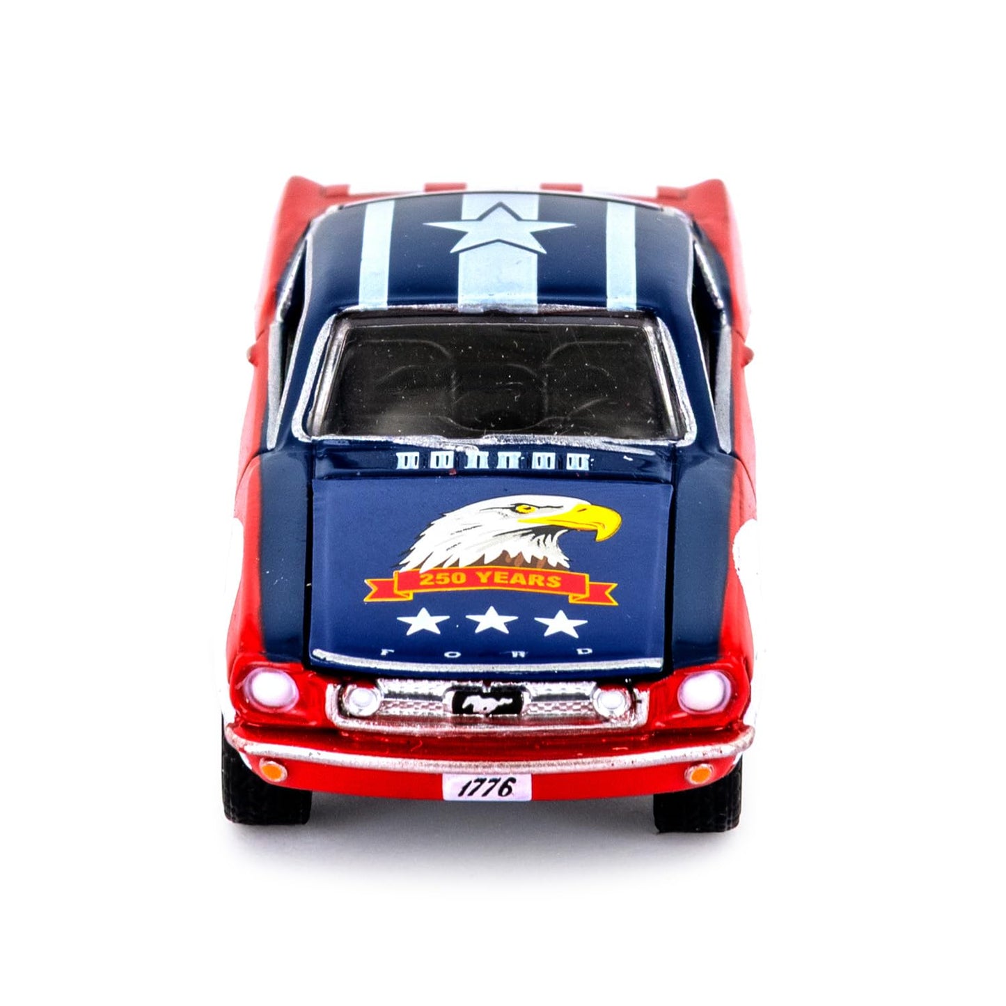Greenlight 1965 Ford Mustang 1:64 Diecast - 250 Years of Freedom (1776-2026) Patriotic Eagle Design - 1 of 1,776 Sequentially Numbered Hobby Exclusive