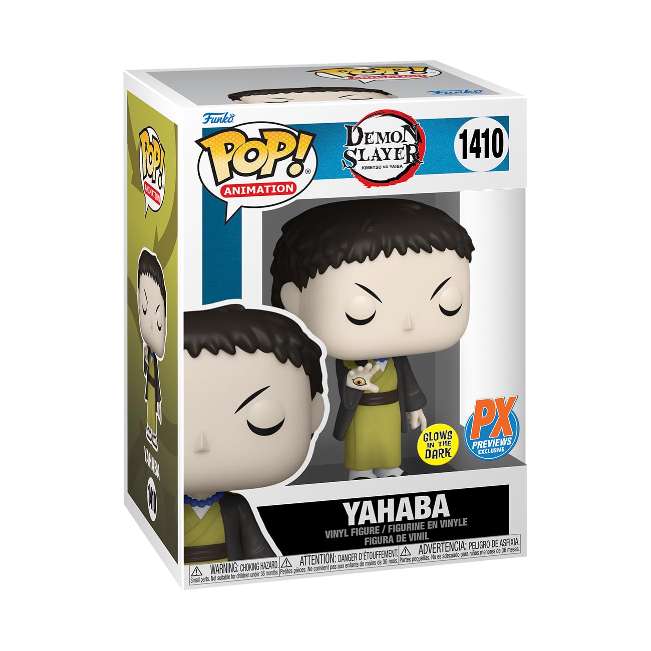 Pop! Animation: Demon Slayer - Kimetsu no Yaiba: Yahaba (Glow-in-the-Dark) PX Vinyl Figure
