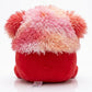 Squishmallows Zinnia Plush Toy, Pink and Red Bigfoot Monster, Soft Stuffed Animal, 8 Inch