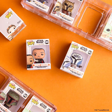 Funko Bitty Pop! Mandalorian 4pk: Moff Gideon, Incinerator Stormtrooper, Dark Trooper, and A Surprise Mystery Mini Figure (2.2 Cm) - Stackable Display
