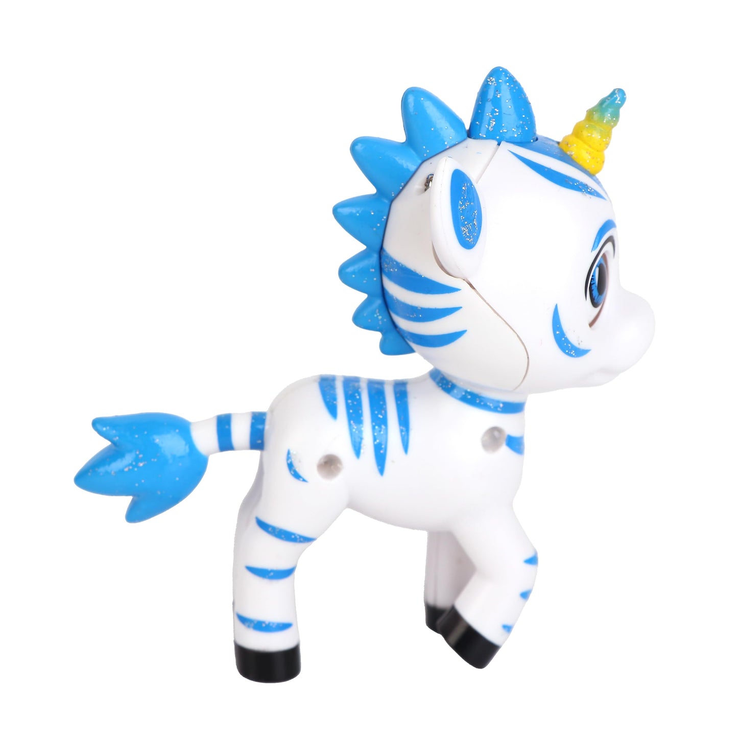 Zoonicorn Emoteez - 4 in Valeo Blue Toy Figure with Light-up Horn