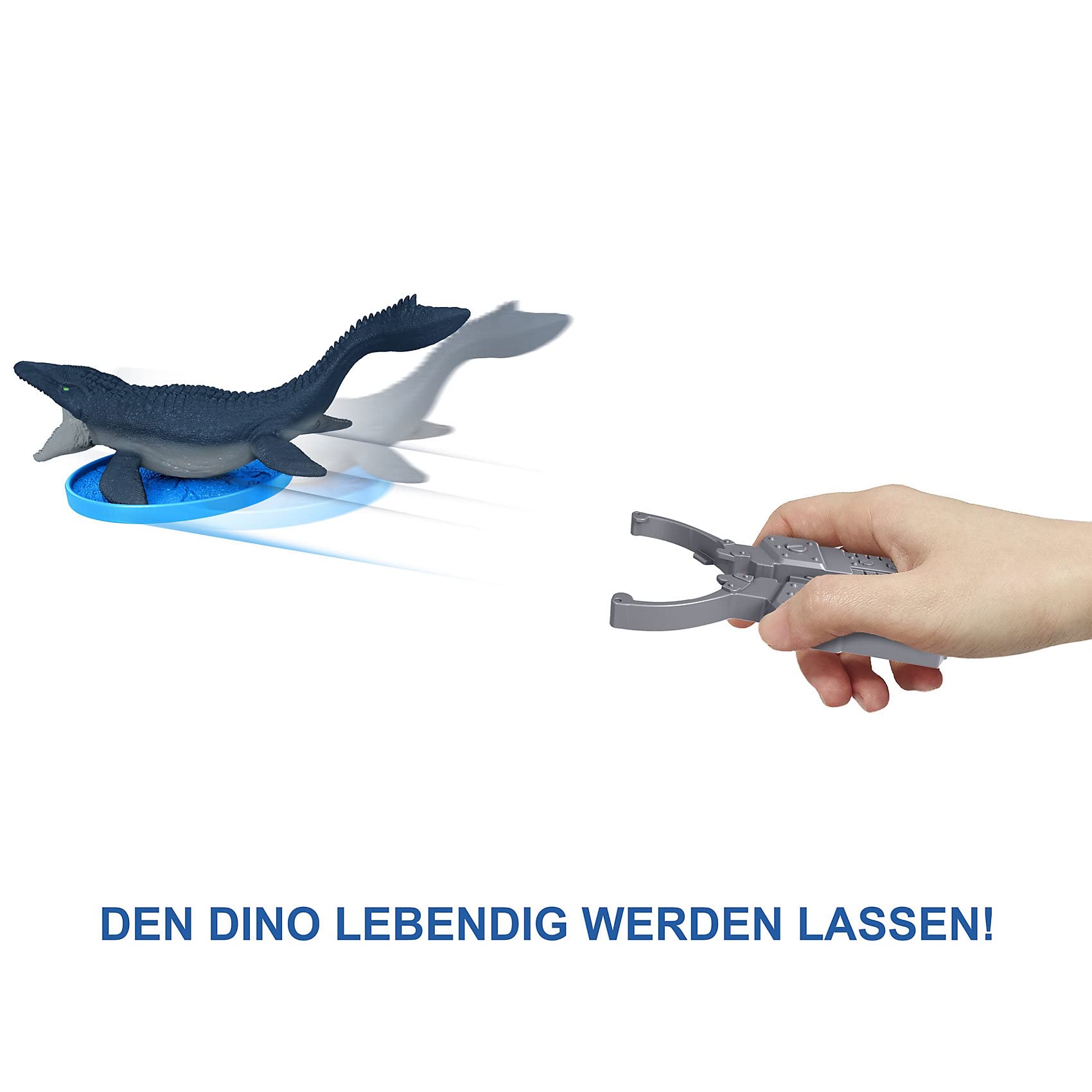 Mattel Jurassic World Dominion Minis Mosasaurus Mayhem Playset with 2 Mini Dinosaur Figures, Launchers and Break Apart Feature, Toy Gift Set