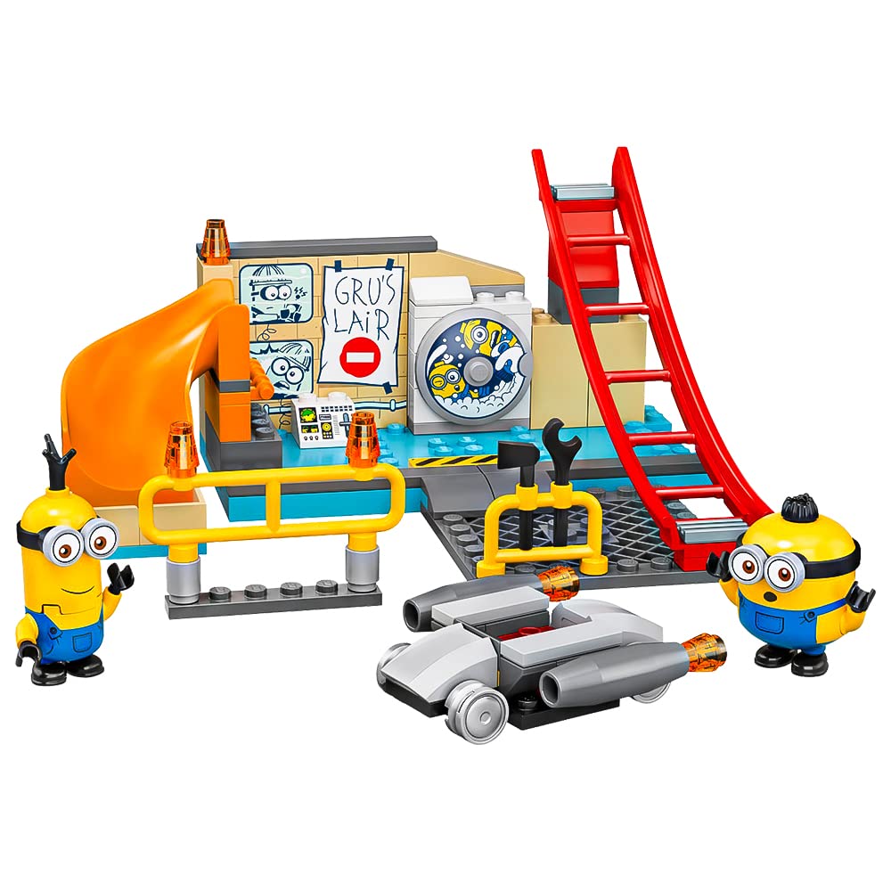 LEGO The Rise of Gru: Minions in Gru’s Lab (75546) Building Toy for Kids, an Exciting Toy Lab Set with Kevin and Otto Minion Figures, New 2021 (87