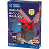 Thames & Kosmos Robotic Dragon Bank Kit | Hands-on STEM Construction Toy, Build a Mechanical Dragon Coin Bank, Explore Electric Circuits
