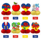 8Pcs White Girls Princess Honeycomb Table Centerpiece,Girls Princess Birthday Party Supplies Table Decorations for Kids Party Decorations